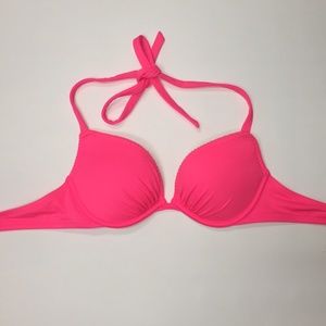 The Gorgeous Hot Pink Push Up Bikini Top 32C